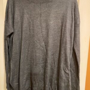a.n.a Classic Gray Crewneck Knit Sweater